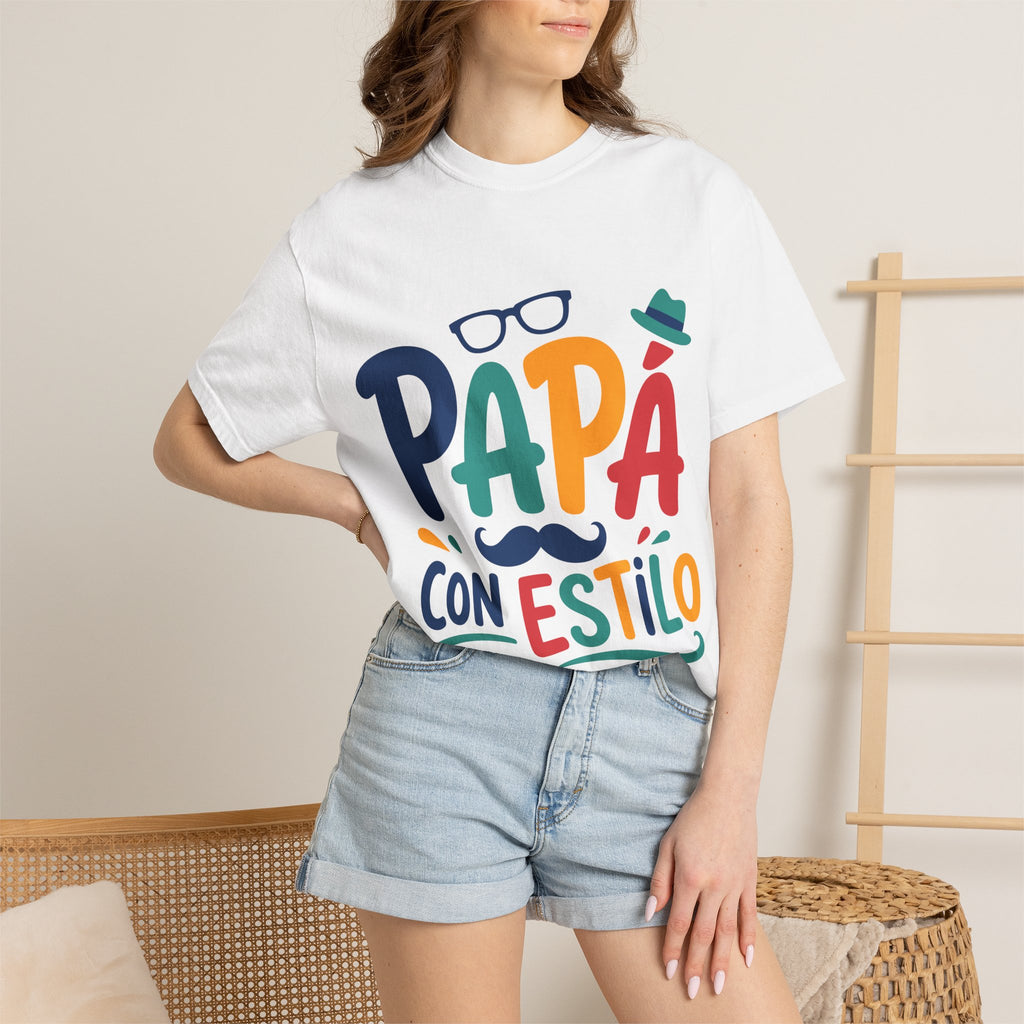 Papá Con Estilo T-Shirt — Father’s Day Spanish Graphic Tee