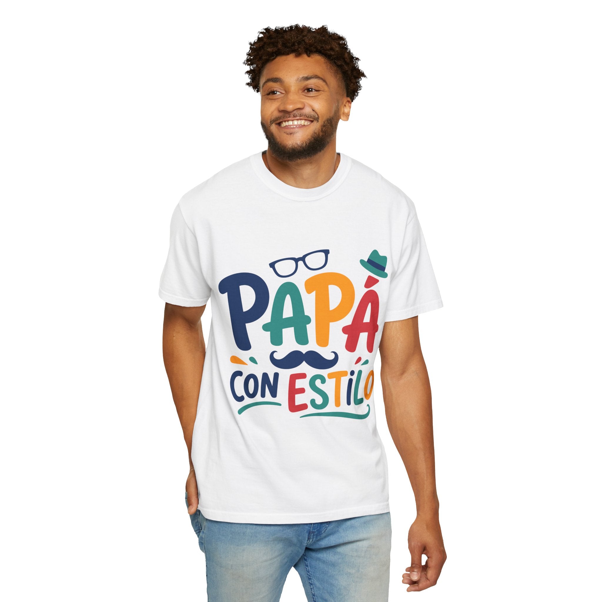 Papá Con Estilo T-Shirt — Father’s Day Spanish Graphic Tee